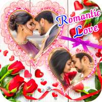 Romantic Love Dual Photo Frame