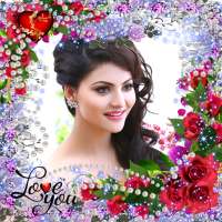 Lovely flower photo frame on 9Apps