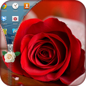 Flower Zipper Lock Screen icon