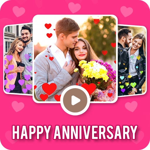 Anniversary Video Maker with Song &amp; Music icon