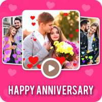 Anniversary Video Maker with Song & Music