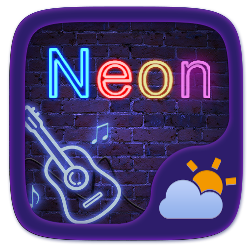 Neon GO Weather Widget Theme icon