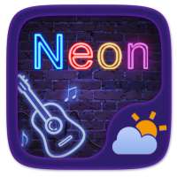 Neon GO Weather Widget Theme