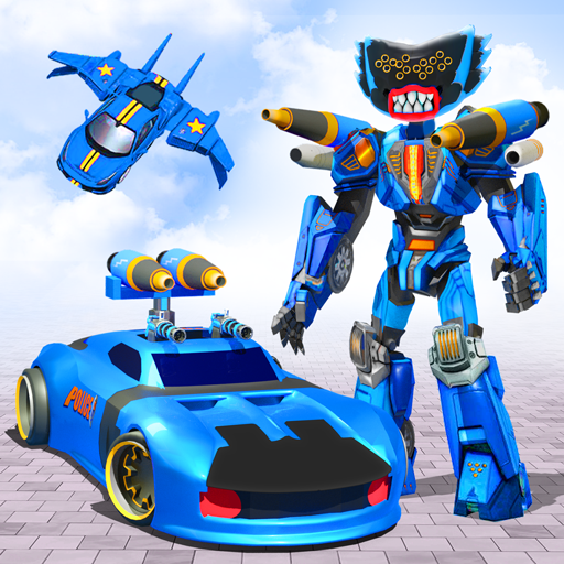 Police robot Car Chase icon