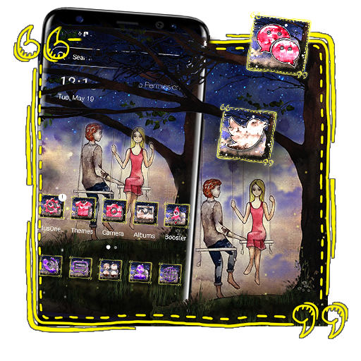 Lover Swing Tree Launcher Theme icon