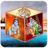 3D Cube Krishna Live Wallpaper иконка