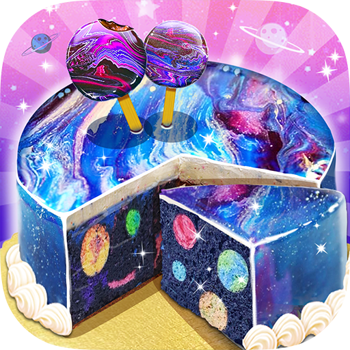 Galaxy Food - Galaxy Cake &amp; Galaxy Ice Pop icon