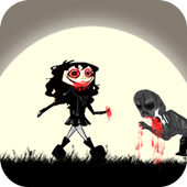 Momo: horror shooter game icon