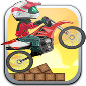 Extreme stunt bike race icon