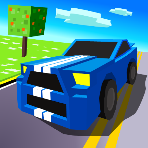Blocky Racing - Traffic Racer icon