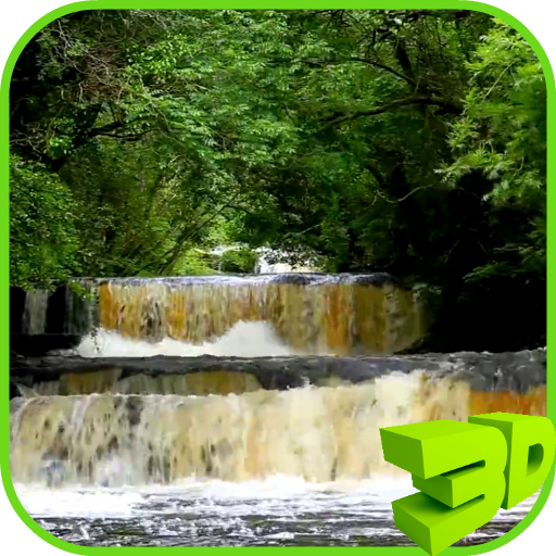 Waterfall on River Video LWP icon