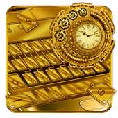 Gold Pattern Keyboard