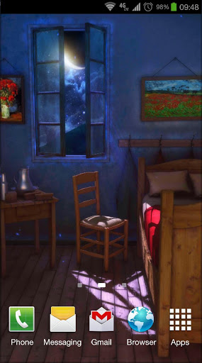 Art Alive: Night 3D Pro lwp screenshot 1