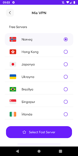 Mia VPN screenshot 2