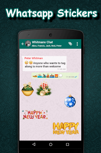 Christmas Stickers For Whatsapp - WAStickerApps screenshot 3