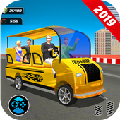 Smart Taxi Shopping Mall Driving Simulator 2019 icon
