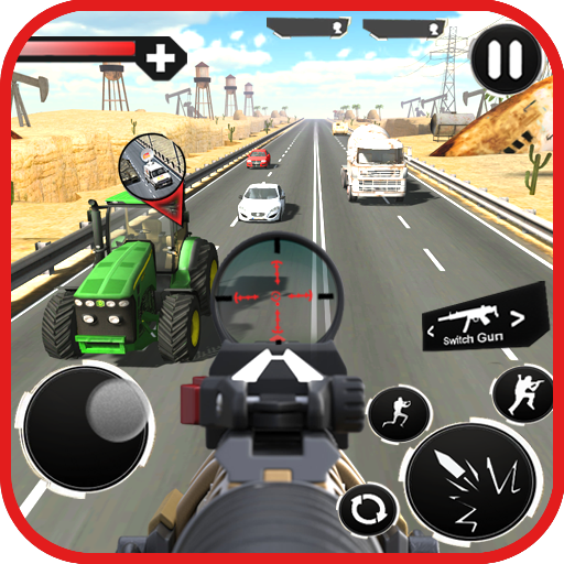 Traffic Sniper Shoot - FPS Gun War icon