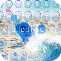 Summer Beach Party Keyboard Theme on 9Apps