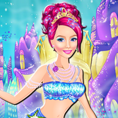 Dress Up Barbie Mermaid icon