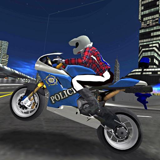 Police Motorbike 3D Simulator 2018 icon