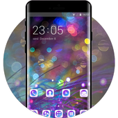 Dreamy neon light stick theme icon