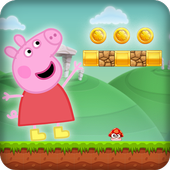 Free Peppapig : super pepa adventure 2018 icon
