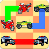 Connect Vehicles - Draw Line icon