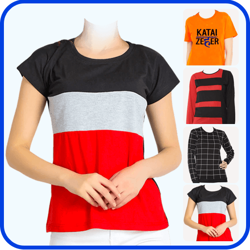 ikon Women T-Shirt Photo Editor