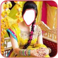 Girls Mehandi Suit photos Edit