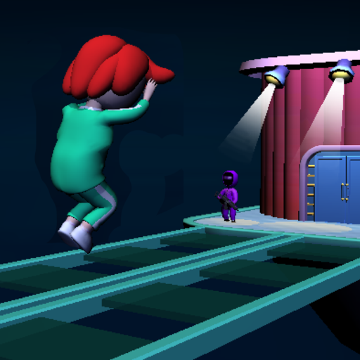 Trò chơi con mực nhảy cầu kính icon