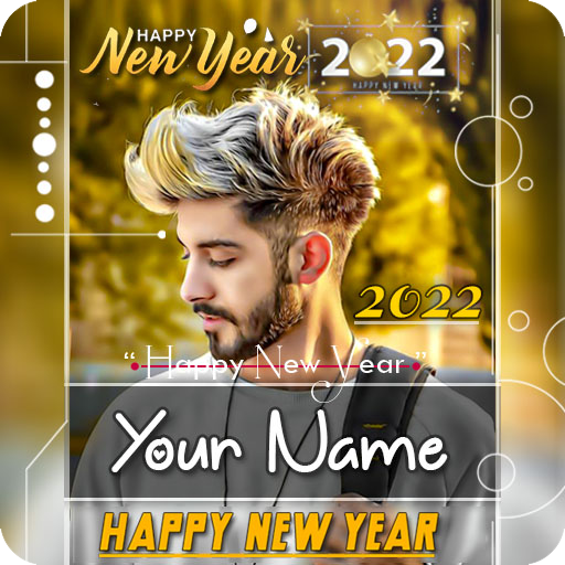 Happy New Year Name DP Maker 2022 icon