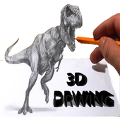 Learn Dawing  3D icon
