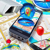 GPS Navigation Maps - Traffic Route Finder icon