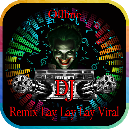 DJ remix lay lay lay viral offline icon