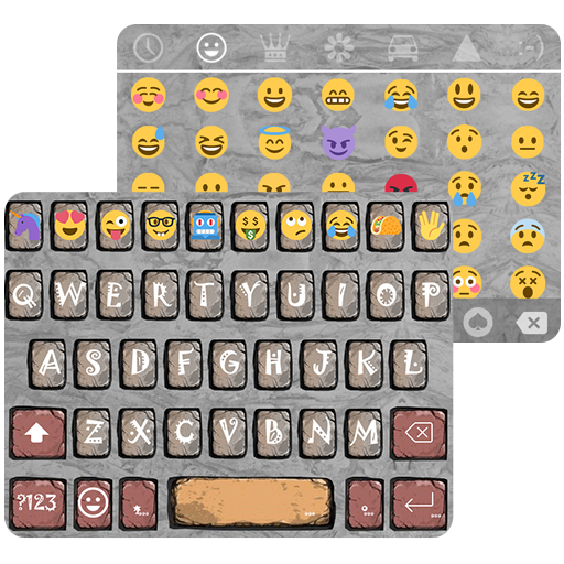 Stone Emoji Keyboard Theme icon