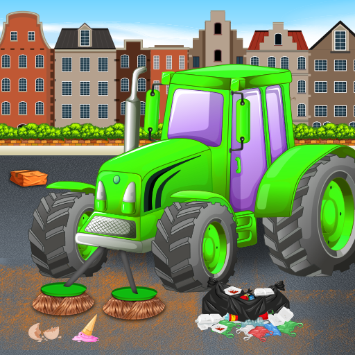 Road Cleaning Truck Games icon