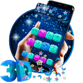 Blue Glitter Gravity Launcher icon