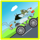 Oggy Road Runner Truck - amazing racing game icon