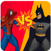 Spider Hero vs Black Hero Fighting 3d icon