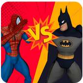 Spider Hero vs Black Hero Fighting 3d