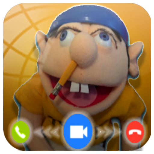 Fake Call Jeffy - video call icon
