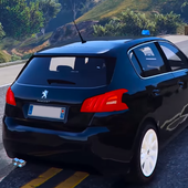 City Driving Peugeot Car Simulator icon