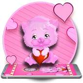 Pink Kitten Locker Theme on 9Apps
