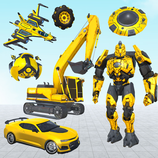Excavator Robot - Rescue Games icon