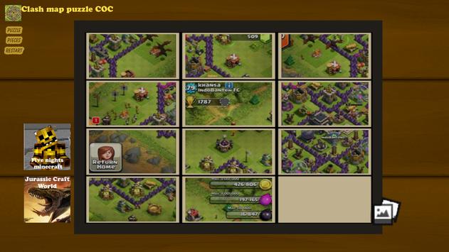 Map puzzle for COC screenshot 2