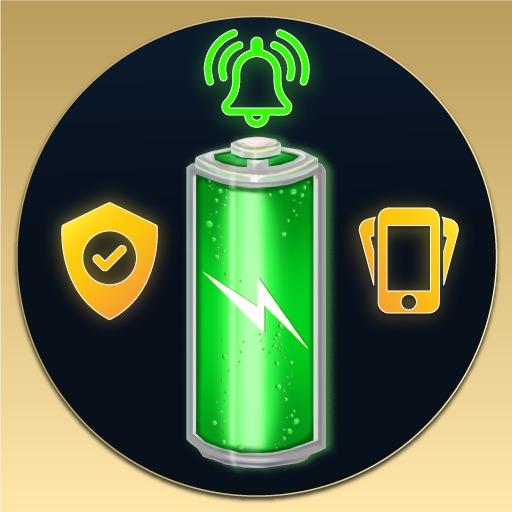 Charge full &amp; safety alarm - Battery full Alarm icon