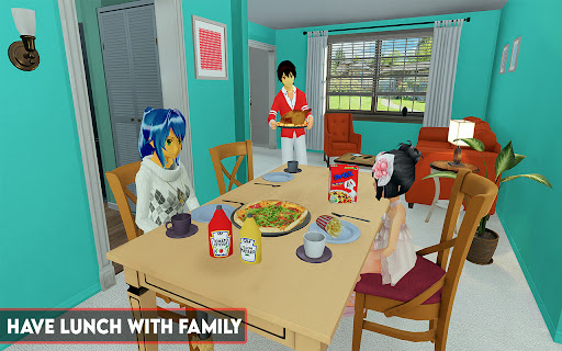 Virtual Anime Father Life Sim screenshot 3