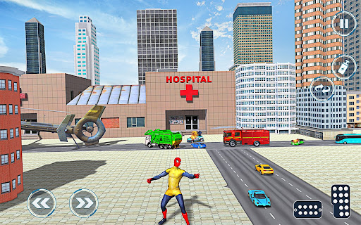 Miami Rope Hero Spider Hero screenshot 4
