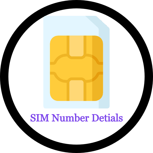 SIM Number Details - SIM owner Details icon