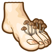 We fight with the fungus icon